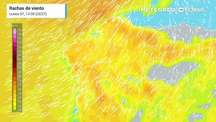 Kirk dejará rachas de viento huracanadas en Galicia
