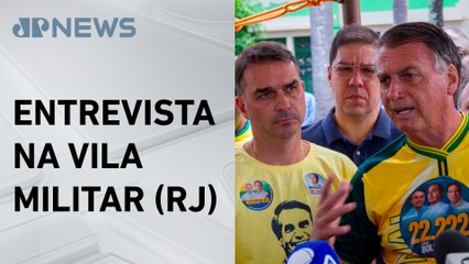 Download Video: Após votar, Bolsonaro faz críticas ao governo Lula