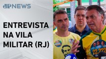 Após votar, Bolsonaro faz críticas ao governo Lula