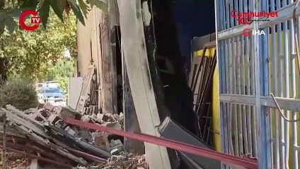 Mersin'de boya atölyesinde patlama: 1’i ağır 3 yaralı