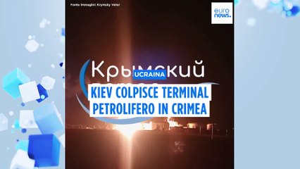 Kiev colpisce terminal petrolifero in Crimea, quattro morti in attacchi russi a Kharkiv, Sumy e Kiev