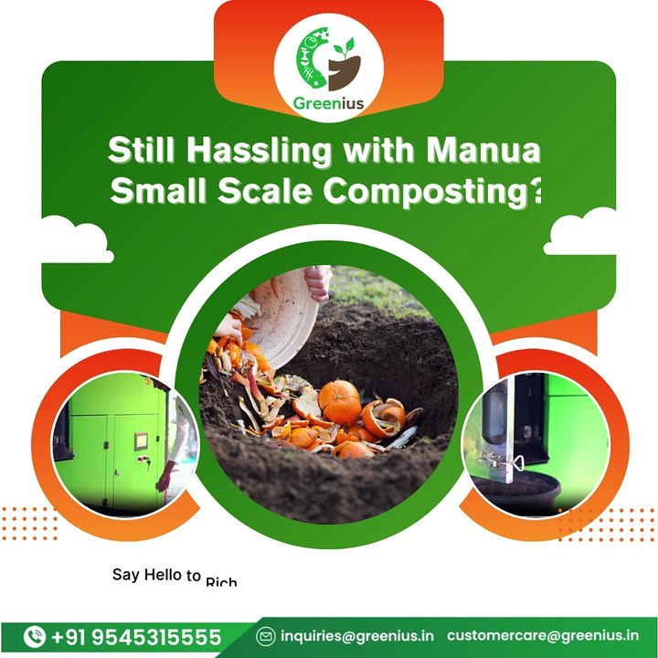Top Quality Organic Waste Composting Machine from Greenius