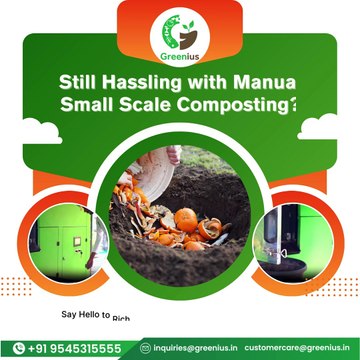 Top Quality Organic Waste Composting Machine from Greenius