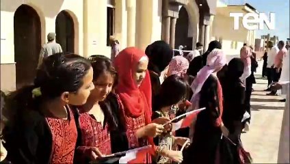 وصول القطار إلي محطة بئر العبد بشمال سيناء لاول مرة منذ 50 عاما
