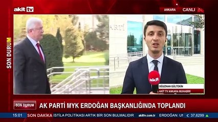 AK Parti MYK Erdoğan başkanlığında toplandı