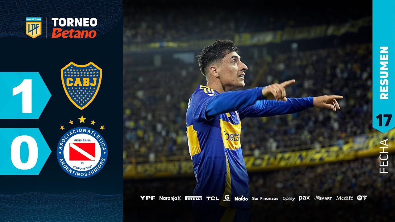 Boca vs Argentinos (1-0) | LPF 2024 | Fecha 17