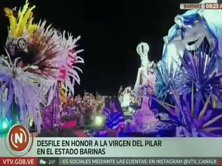 Barinas I Con desfile y encendido de luces rindieron honor a Nuestra Señora del  Pilar