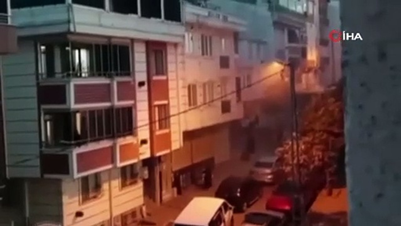 Düğün konvoyunda silahlarla havaya ateş açtılar, o anlar kamerada