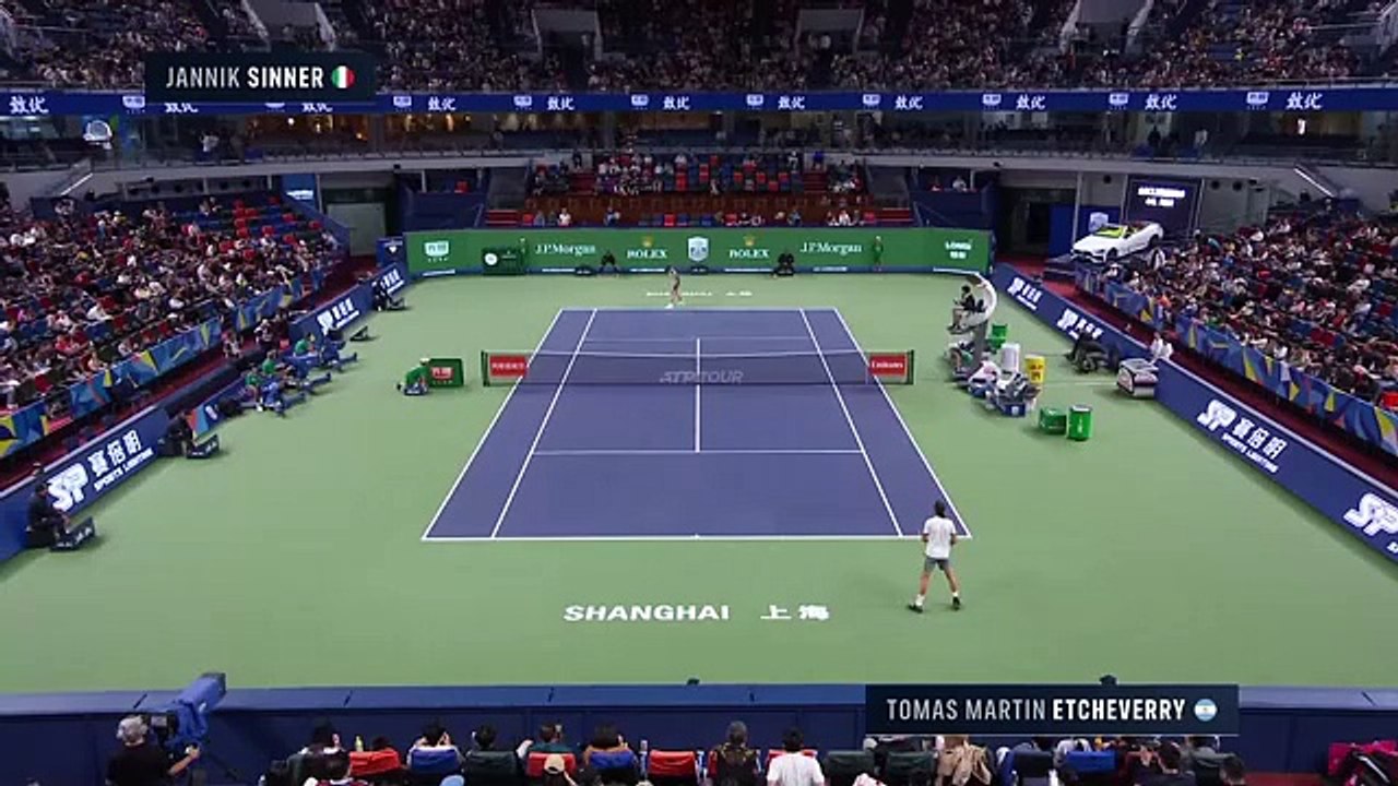 Jannik Sinner vs Tomás Etcheverry (6-7, 6-4, 6-2) | ATP Masters 1000 de Shanghai 2024 | Tercera ronda
