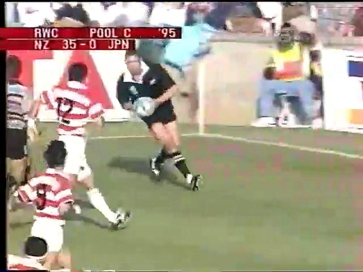 【値下げ】ラグビー　1995　ワールドカップ　日本選手権等 Rugby World Cup 1995 - New Zealand vs Japan - video Dailymotion