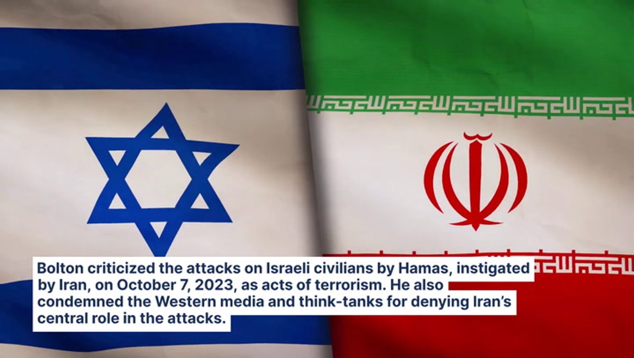 Trump-Era NSA John Bolton Calls For Regime Change In Iran: Hope Israel's Actions Are Beginning Of The 'Overthrow Of Tehran's Mullahs'
