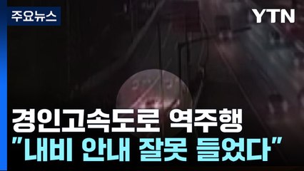 고속도로 '역주행' 차량에 70대 참변..."길 안내 착각" / YTN