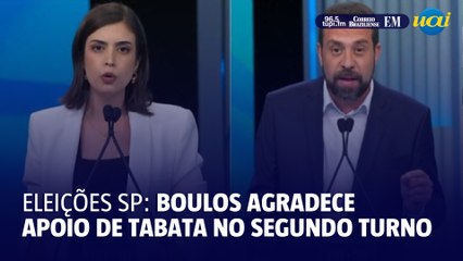 Télécharger la video: Boulos agradece declaração de apoio de Tabata: 'Faz parte do nosso campo'