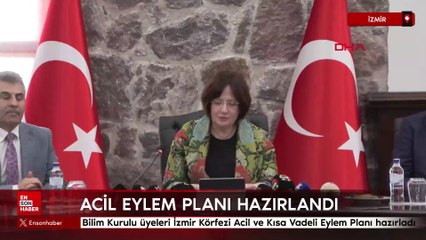 Bilim Kurulu üyeleri İzmir Körfezi Acil ve Kısa Vadeli Eylem Planı hazırladı