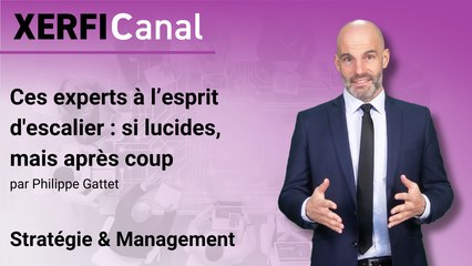 Ces experts à l’esprit d'escalier : si lucides, mais après coup [Philippe Gattet]