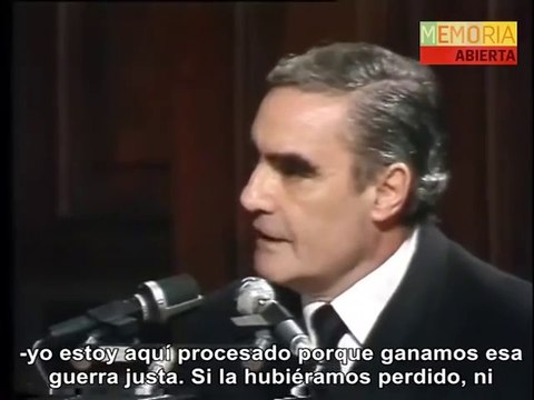 El alegato de la defensa de Emilio Eduardo Massera en el Juicio a las Juntas (1982)