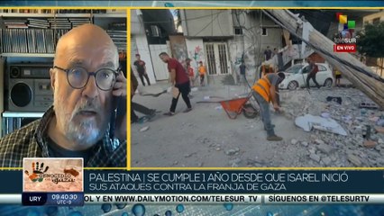 "Pueblo palestino quiere vivir en paz, sin más guerras"