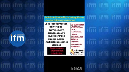 Videocolumna: Lo del gobierno no es un cambio, es una revolución criminal comunista
