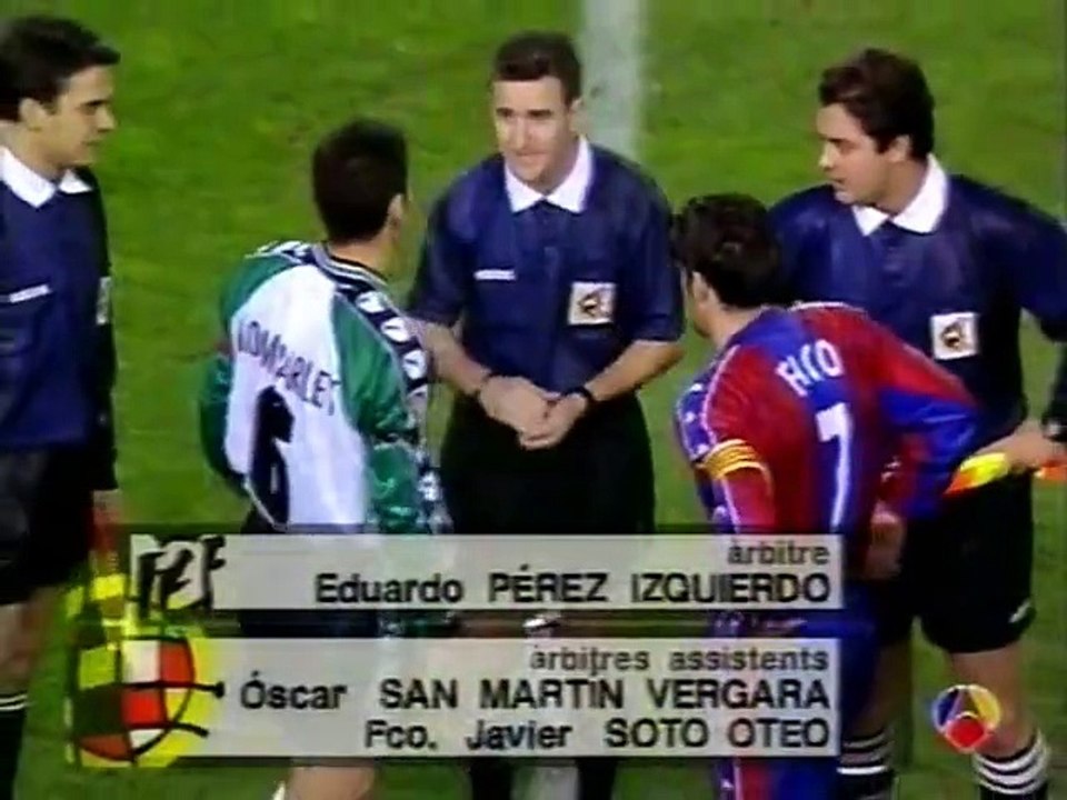 FC Barcelona vs CP Mérida - La Liga 1997/98