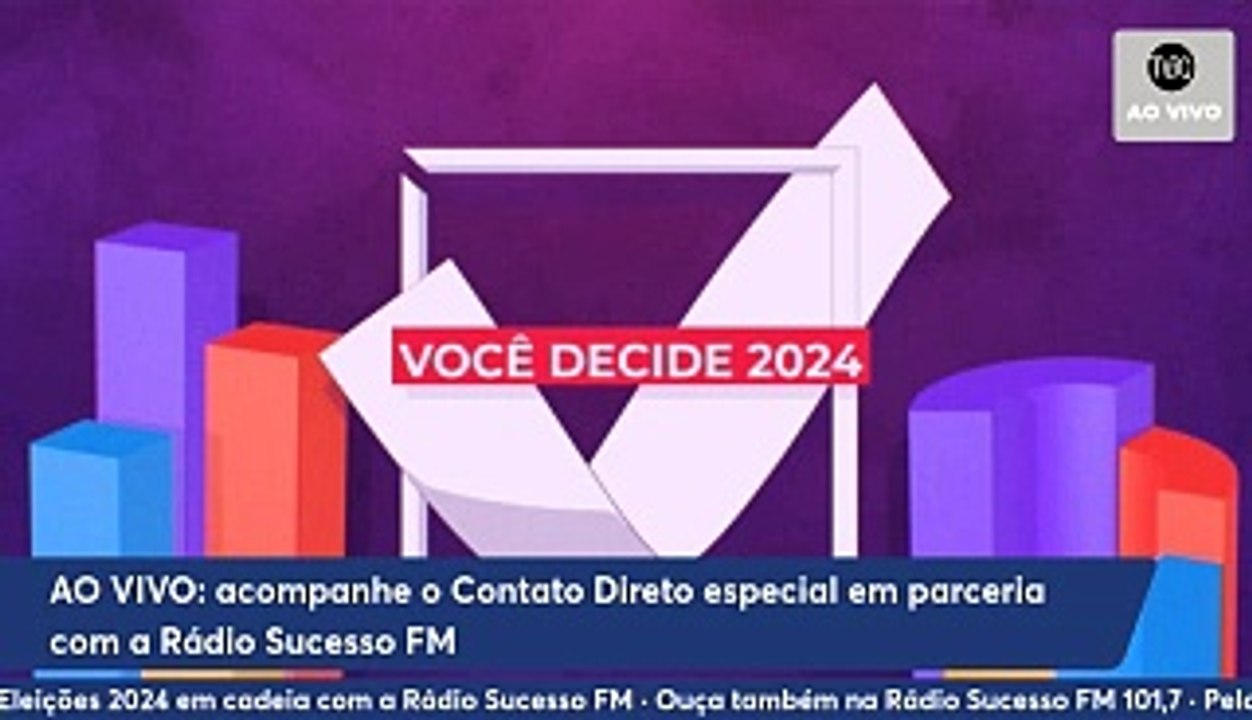 AO VIVO NA TV BARBACENA: Contato Direto - Rádio Sucesso FM - 07/10/2024