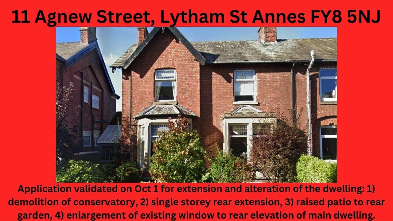 Lytham St Annes, Wesham & Kirkham planning applications
