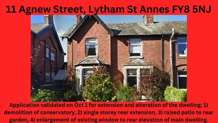 Lytham St Annes, Wesham & Kirkham planning applications