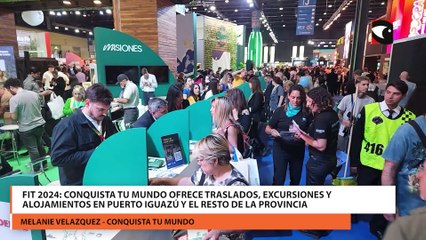 FIT 2024: Conquista tu Mundo ofrece traslados, excursiones y alojamientos en Puerto Iguazú y el resto de la provincia