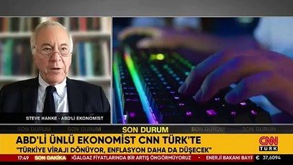 ABD'li ünlü ekonomist CNN TÜRK'te: Türkiye virajı dönüyor, enflasyon daha da düşecek