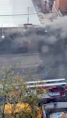 Incendio en la Big Bolera en Burgos