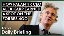 How Palantir Became The S&P’s Most Expensive Stock—And Earned CEO Alex Karp A Spot On The Forbes 400