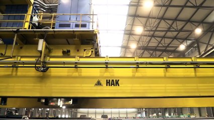 CRANE WITH TECHNOLOGICAL DEVICE FOR KLINS OPERATIONS