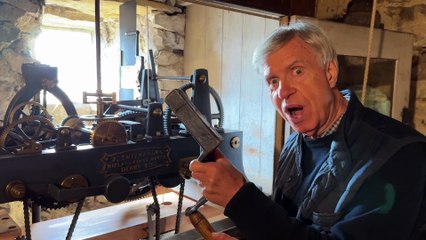 Automated clock winder, St Mary the Virgin Church, Morcott, Rutland