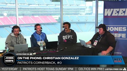 Jones & Keefe: Christain Gonzalez joins the show