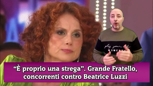 GF, si scagliano tutti contro Beatrice Luzzi 'è proprio una strega'