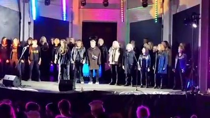 Clitheroe torchlight parade