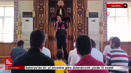 Sakarya'da bir yıl öncesine göre dolandırıcılık yüzde 10 azaldı
