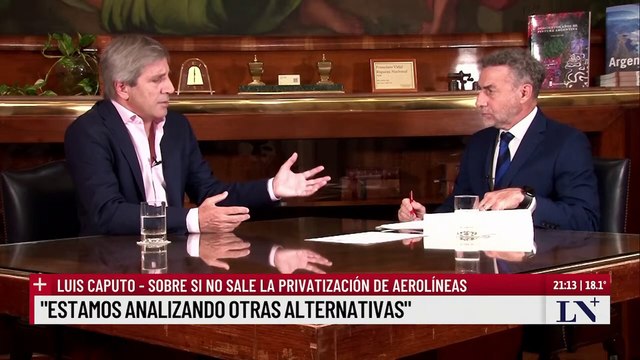 Caputo adelantó que el gobierno cerrara el Enohsa: Se centralizan las obras ahí porque es mucho más dificil de auditarlo