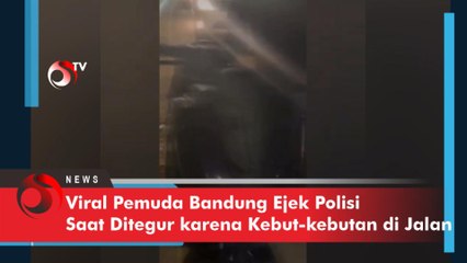 Viral Pemuda Bandung Ejek Polisi Saat Ditegur karena Kebut-kebutan di Jalan
