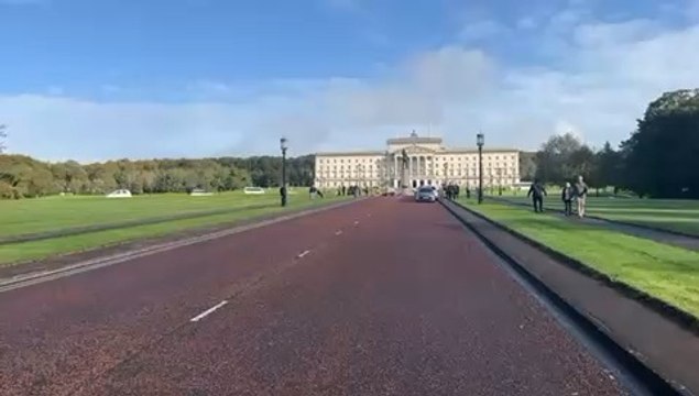 Winter fuel allowance protest at Stormont