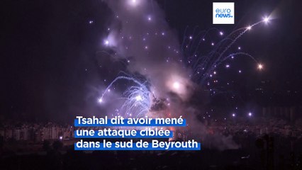 Скачать видео: Moyen-Orient : combats et bombardements pour l'anniversaire du 7-Octobre