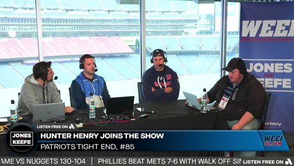 Jones & Keefe: Hunter Henry on Jacoby Brissett and Drake Maye