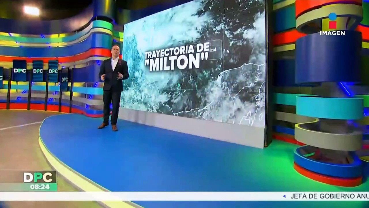 La península de Yucatán se encuentra bajo amenaza por el huracán “Milton”