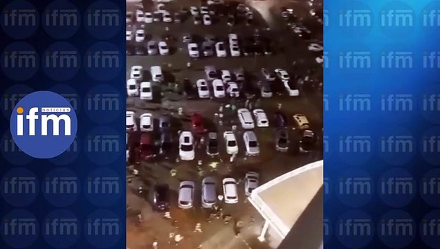 Disturbios y destrucción de carros de hinchas del Cali por derrota con Millonarios