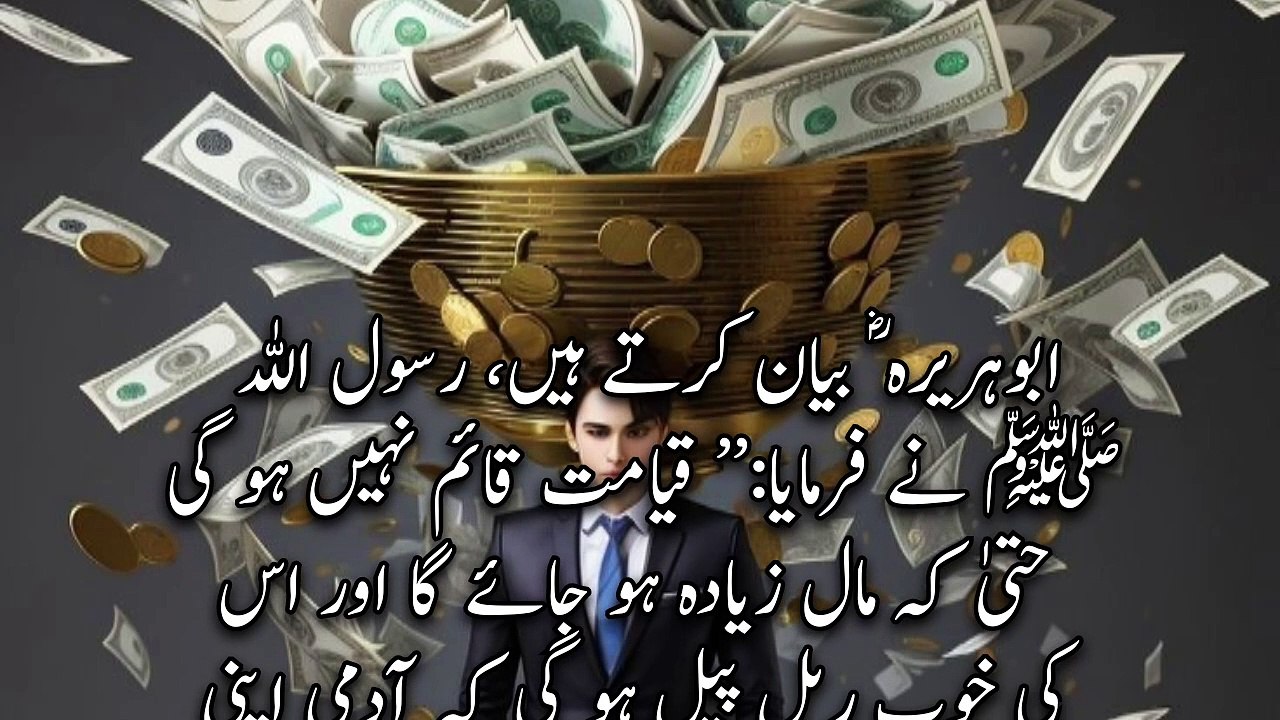 Qayamat kaym Nahin Hogi Hata Ke Mal zyada hoga aur.? | quran hadees | Hadith | a n islamic center