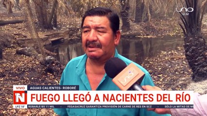 Incendio descontrolado en Roboré; temen contaminación ambiental