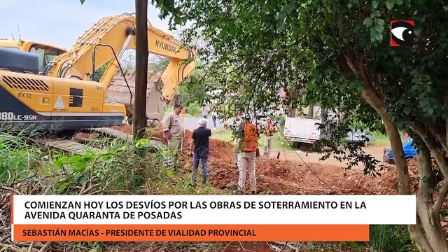 Comienzan hoy los desvíos por las obras de soterramiento en la avenida Quaranta de Posadas