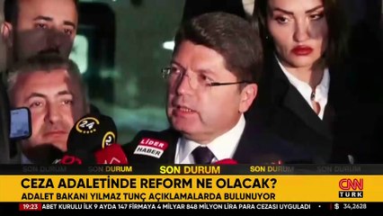 Son dakika haberi: Adalet Bakanı Tunç'tan açıklama: İyi hal indiriminin yeniden tartışılması lazım