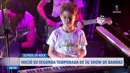 School of Rock tuvo este domingo la segunda temporada de su show de bandas