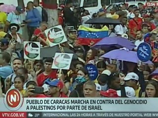 Pueblo venezolano se movilizó en solidaridad con Palestina y el Líbano