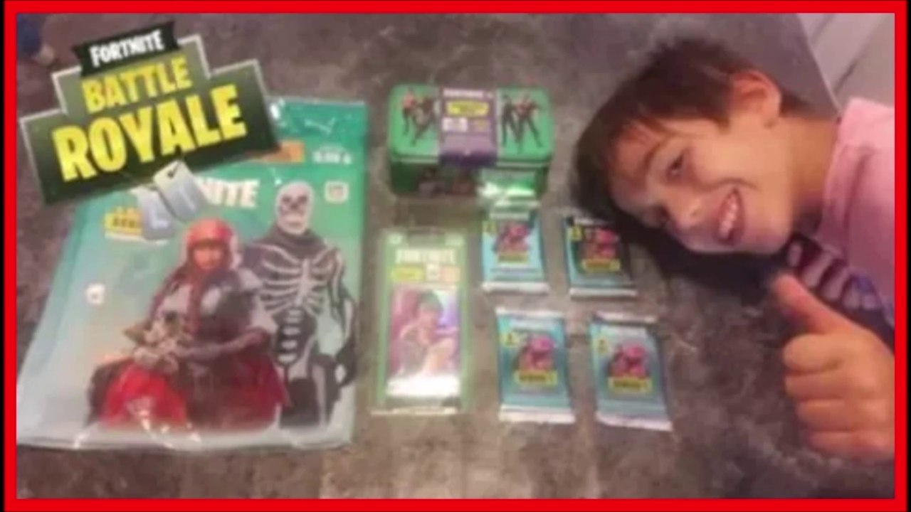 PREMIÈRE OUVERTURE DE BOOSTERS PANINI FORTNITE SERIE 1 DE LA CHAÎNE !!!